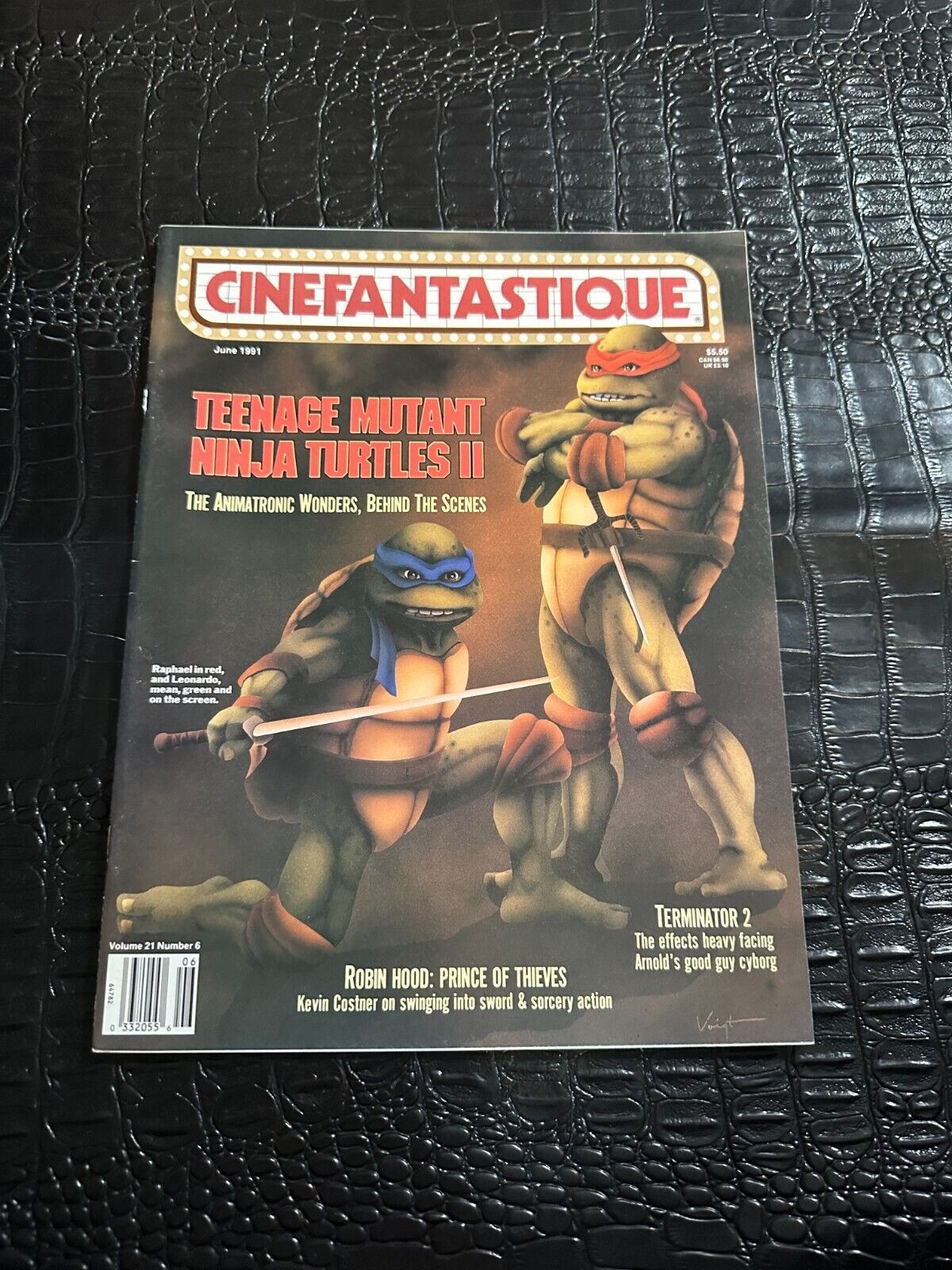 JUNE 1991 CINEFANTASTIQUE movie magazine (UNREAD) TEENAGE MUTANT NINJA TURTLES