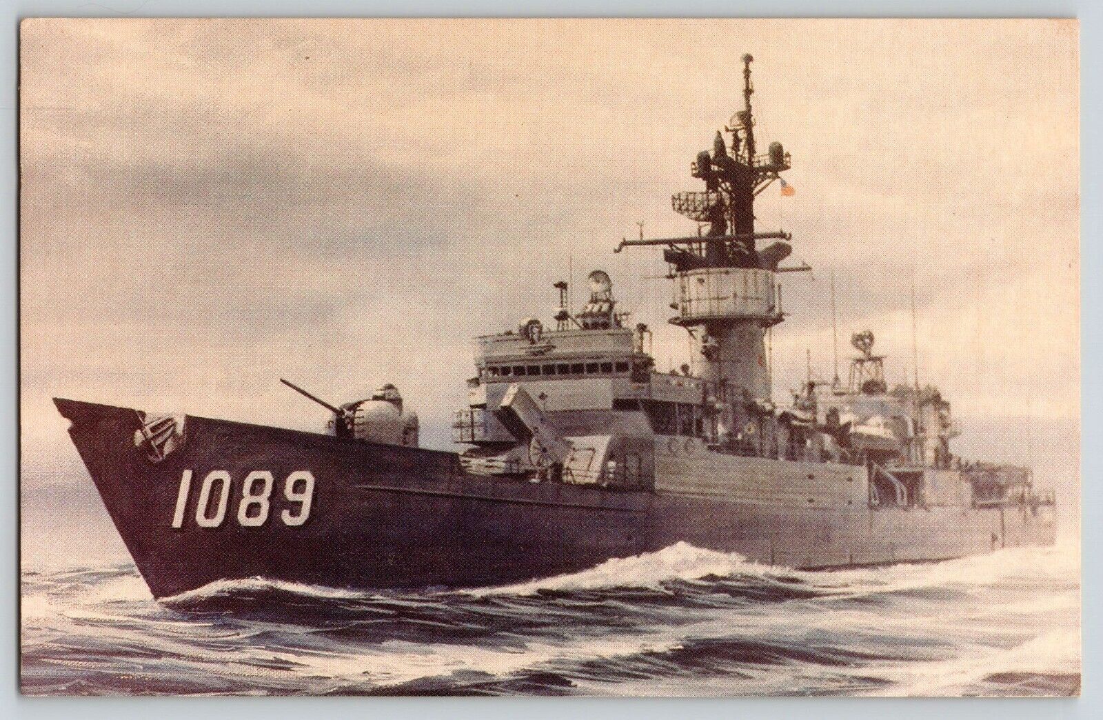 Postcard Ship - USS Jesse L Brown (FF-1089)