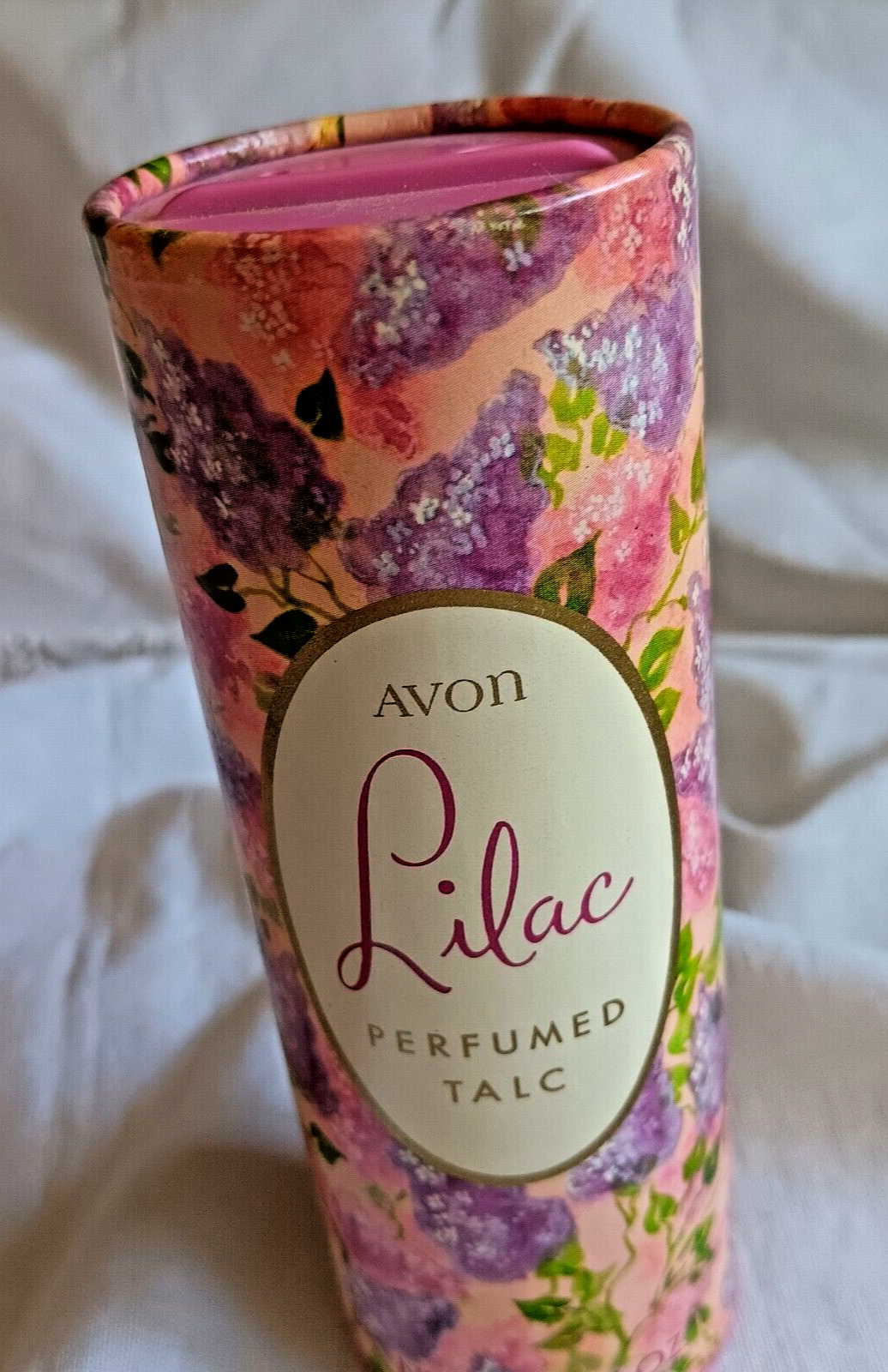 AVON Lilac Perfumed Talc, Vintage, 3.5oz, OPEN BUT 9O% FULL DISCONTINUED