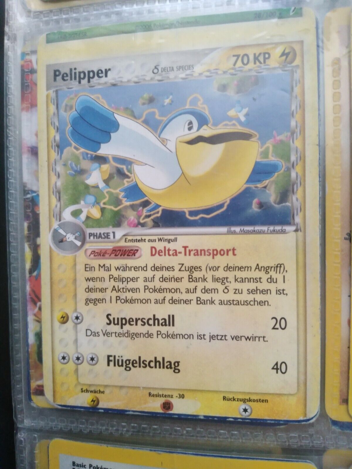Pelipper Misproduction Pokemon Card Ultra Rare