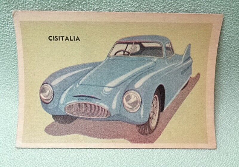 Parkhurst 1956 Sports Cars Trading Card No. 35 Cisitalia