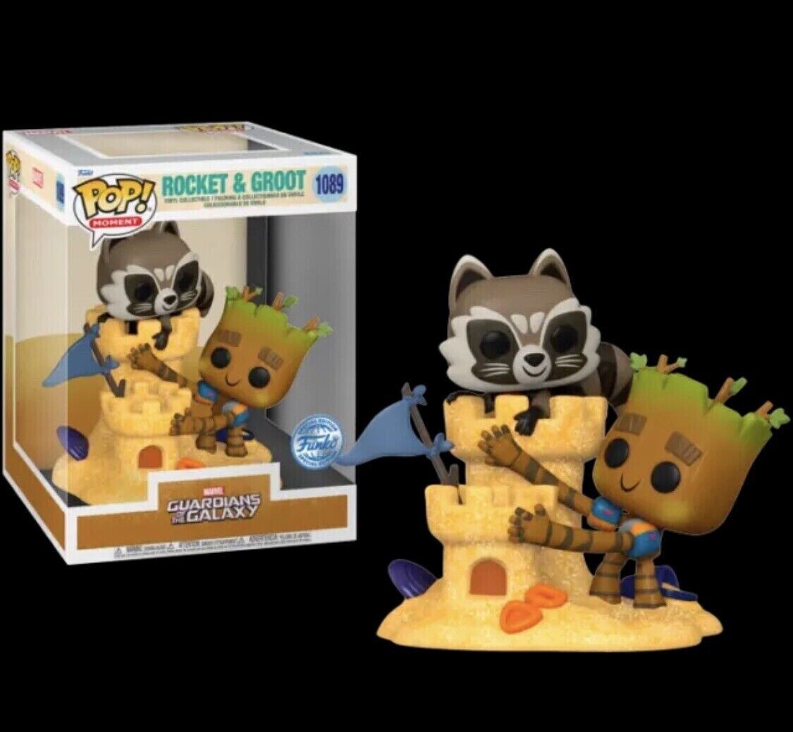 FUNKO POP MOMENT ROCKET & GROOT #1089 SPECIAL EDITION  EXCLUSIVE MARVEL SERIES