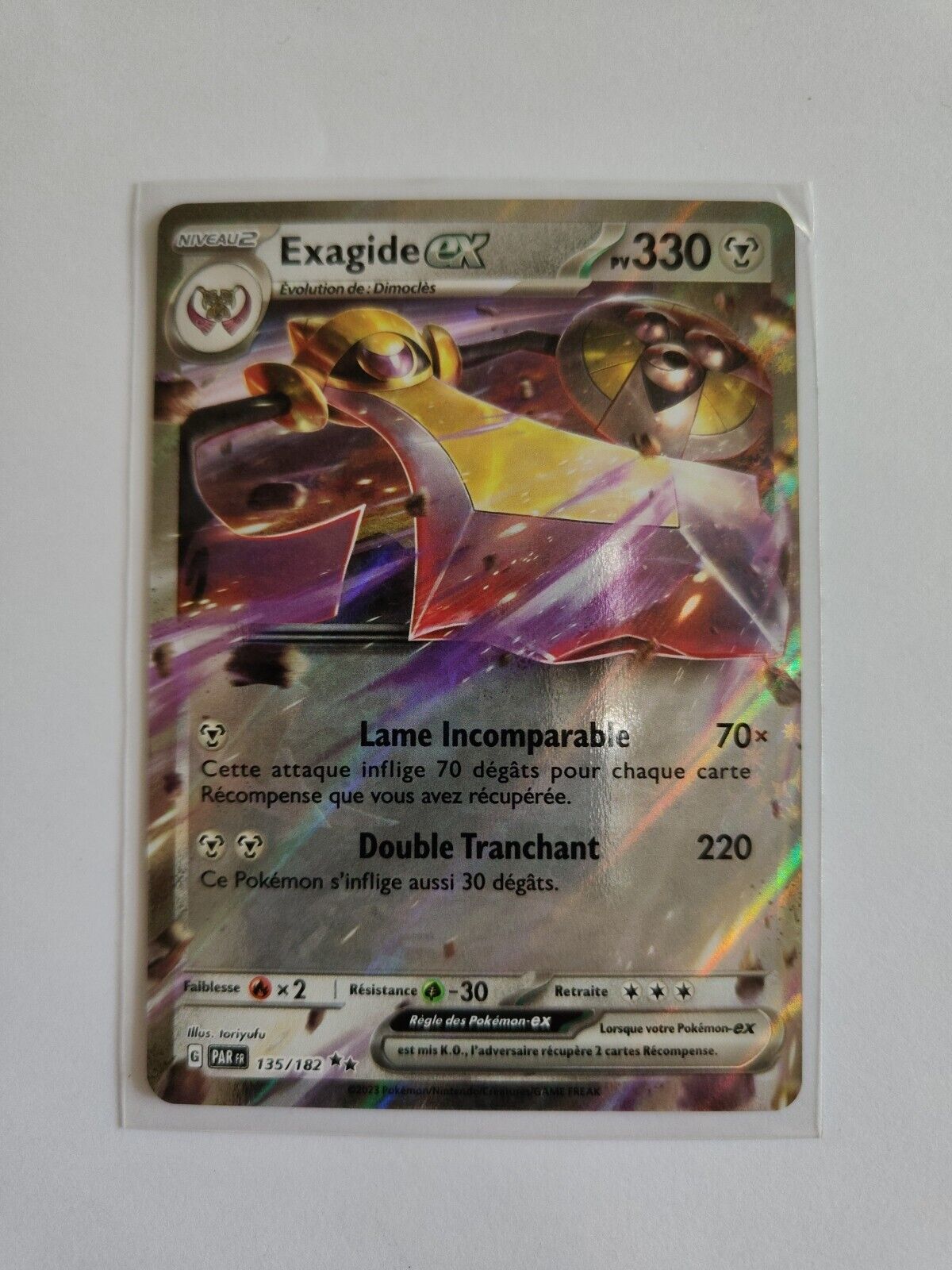 Pokemon Card - Exagide EX 135/182 - Paradox Rift EV04