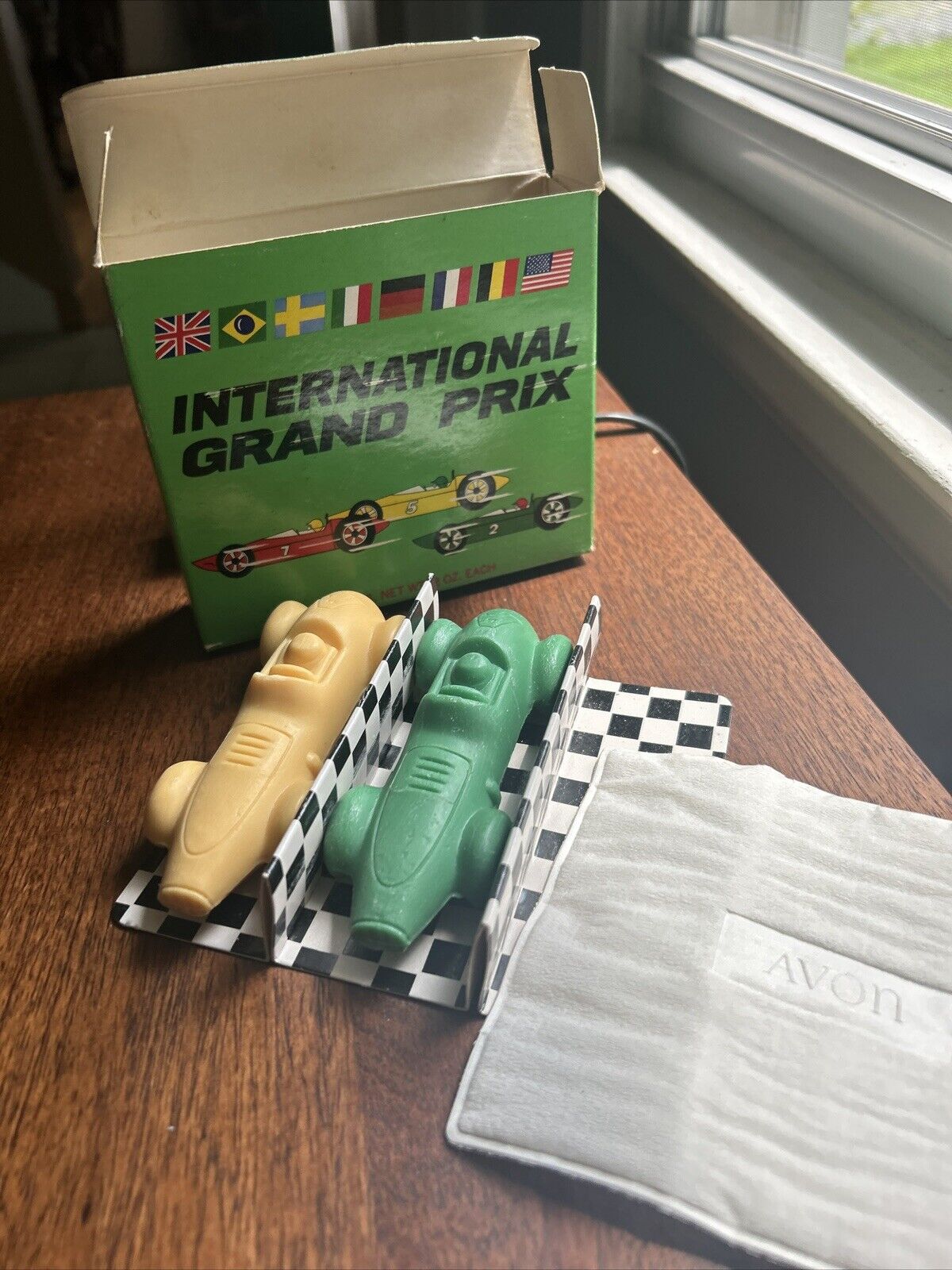 Vintage Avon Children\'s International Grand Prix Tub Racers Soaps 2 Pack B88