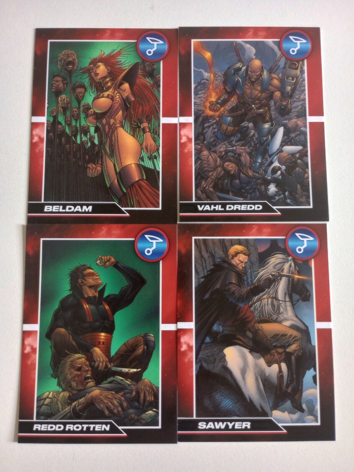 Godlike The Romulus Saga Trading Cards Set+ Sticker Original Campaign Edition 