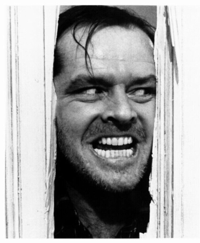 Here’s Johnny 8”x10” Unframed Black & White Glossy Photograph From The Shining