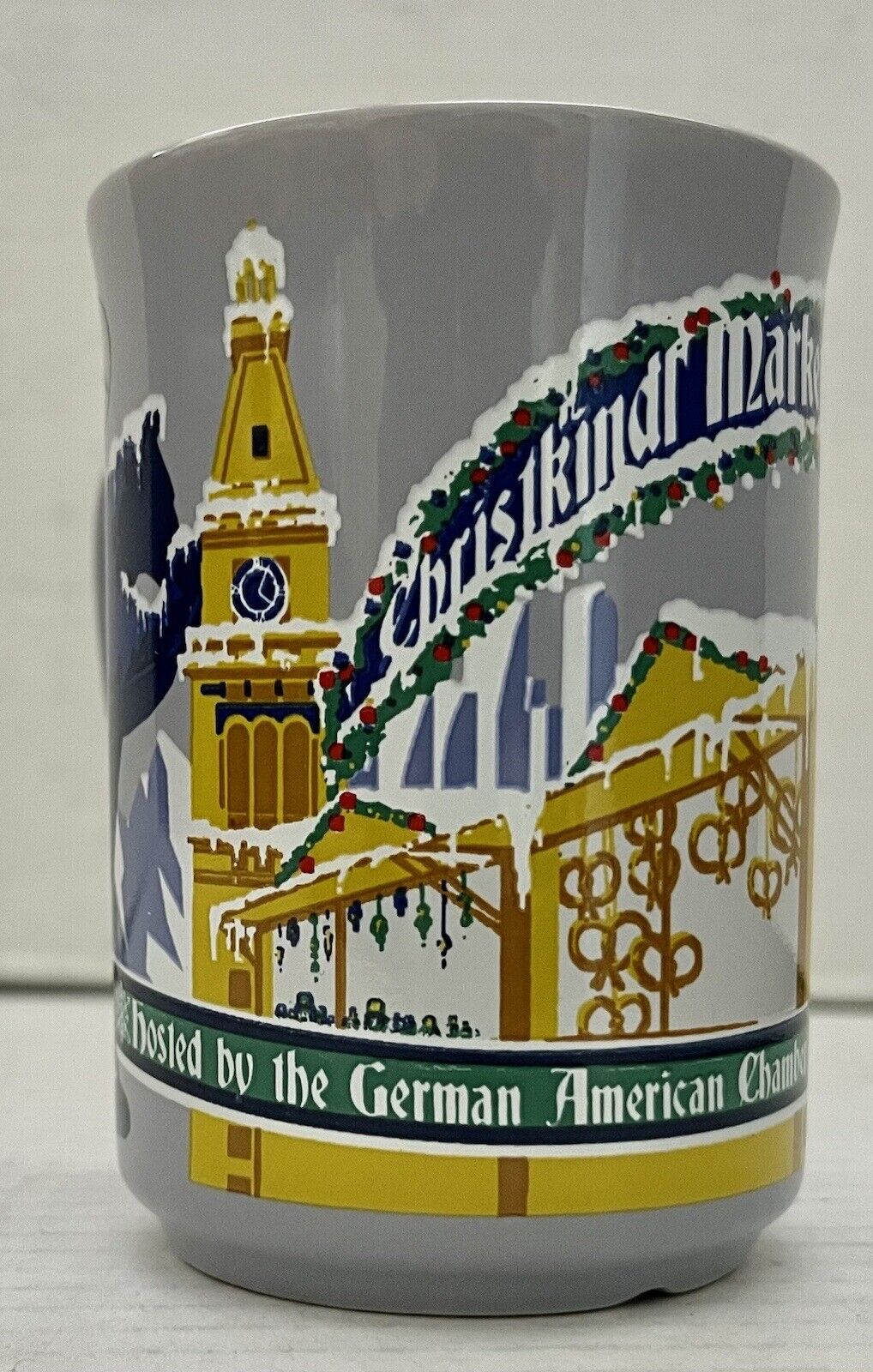Christkindl Market German American Chamber Commerce Colorado Chapter coffee cup