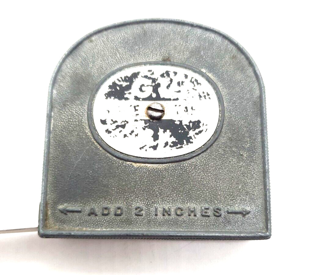 Vintage Metal Pocket TAPE MEASURE
