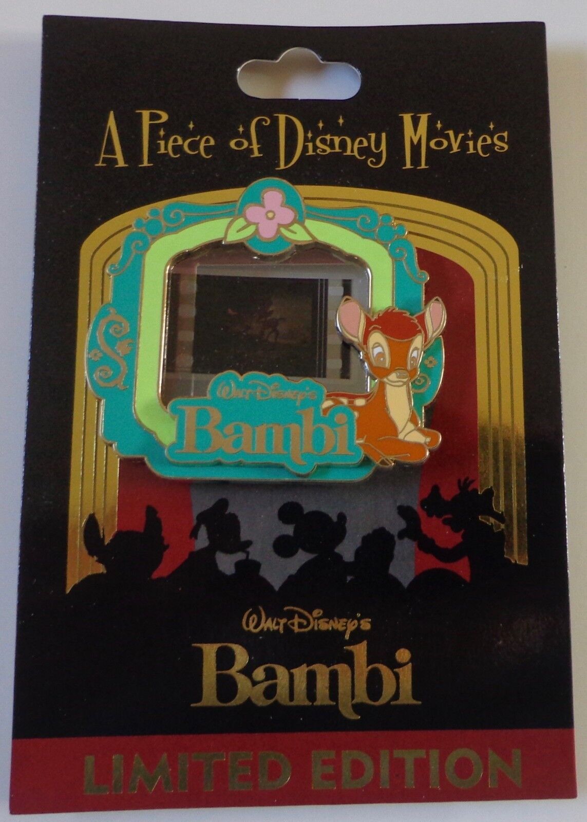 Disney Piece of Disney Movies Walt Disney\'s Bambi Pin LE 2000