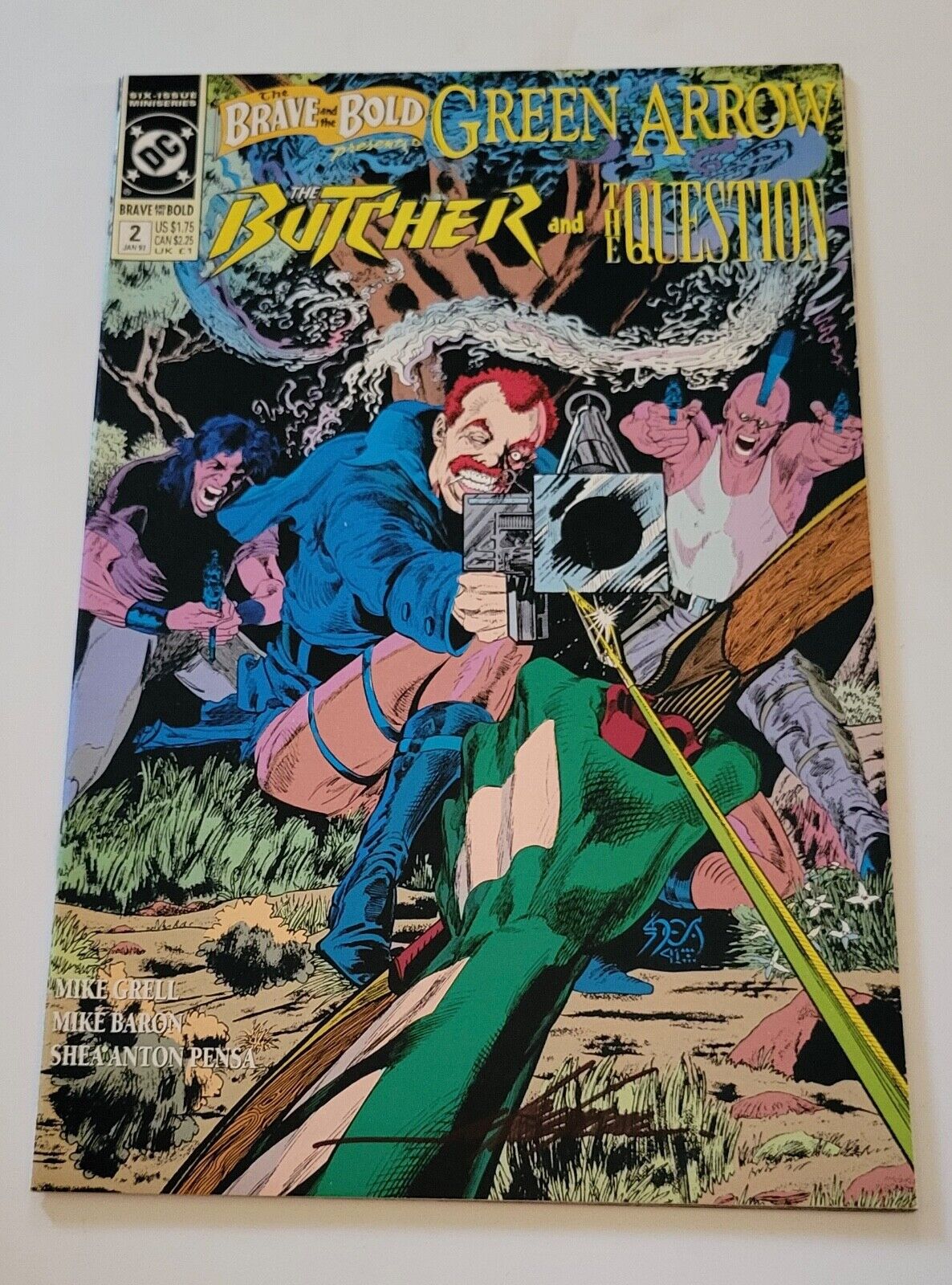The Brave and the Bold #2 DC 1992 High Grade Sean McKeever Signed