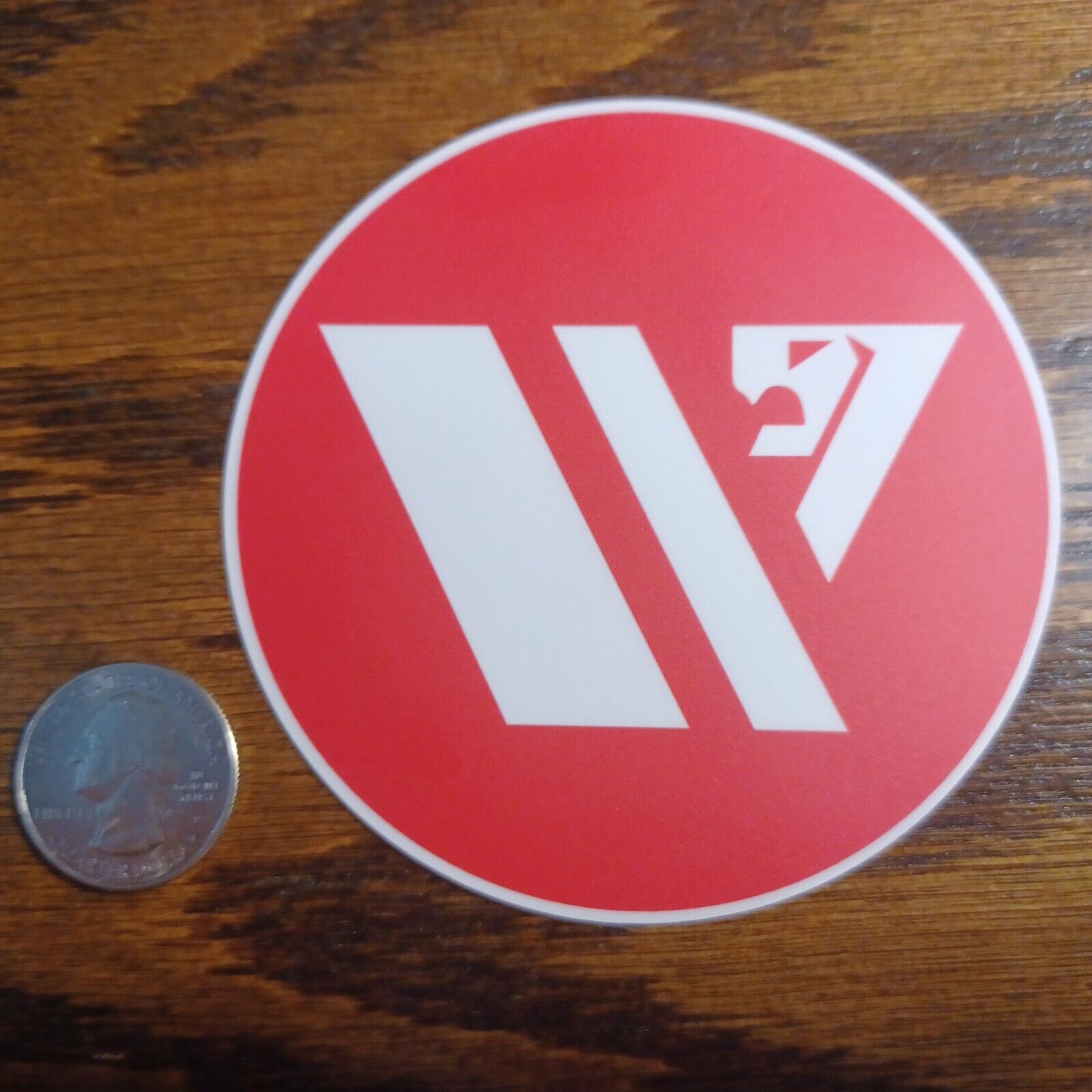 Montana Rail Link laminated die-cut vinyl sticker