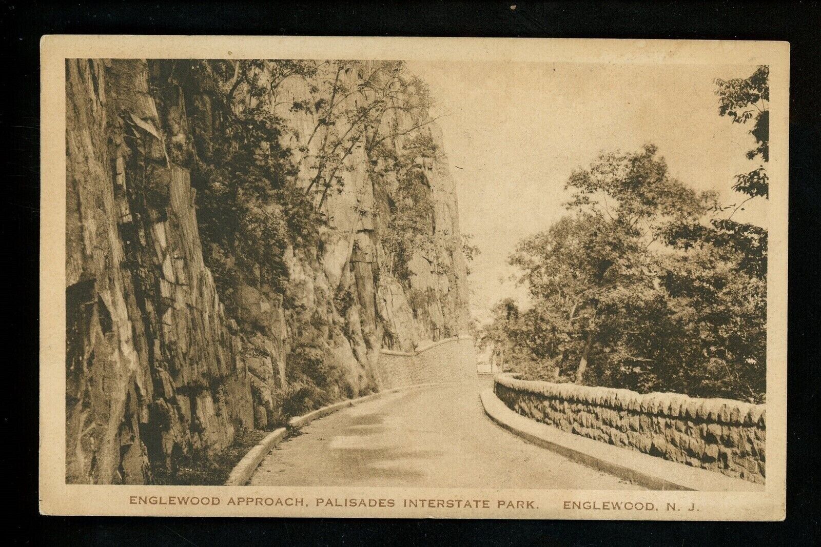 New Jersey NJ postcard Englewood, Palisades Interstate Park Vintage 