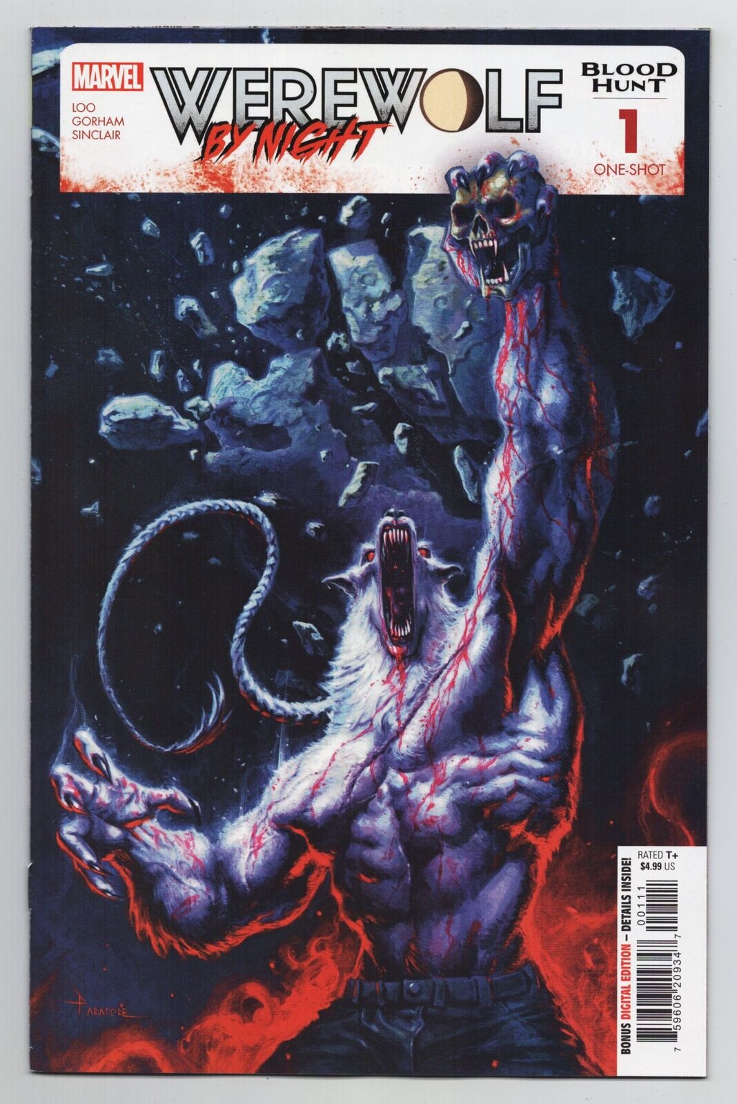 Werewolf By Night Blood Hunt #1 Paratore Main Cvr (Marvel, 2024) VF/NM
