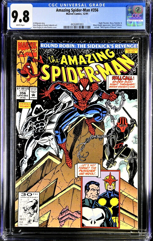Amazing Spider-Man 356 9.8 NM/M   White Pages