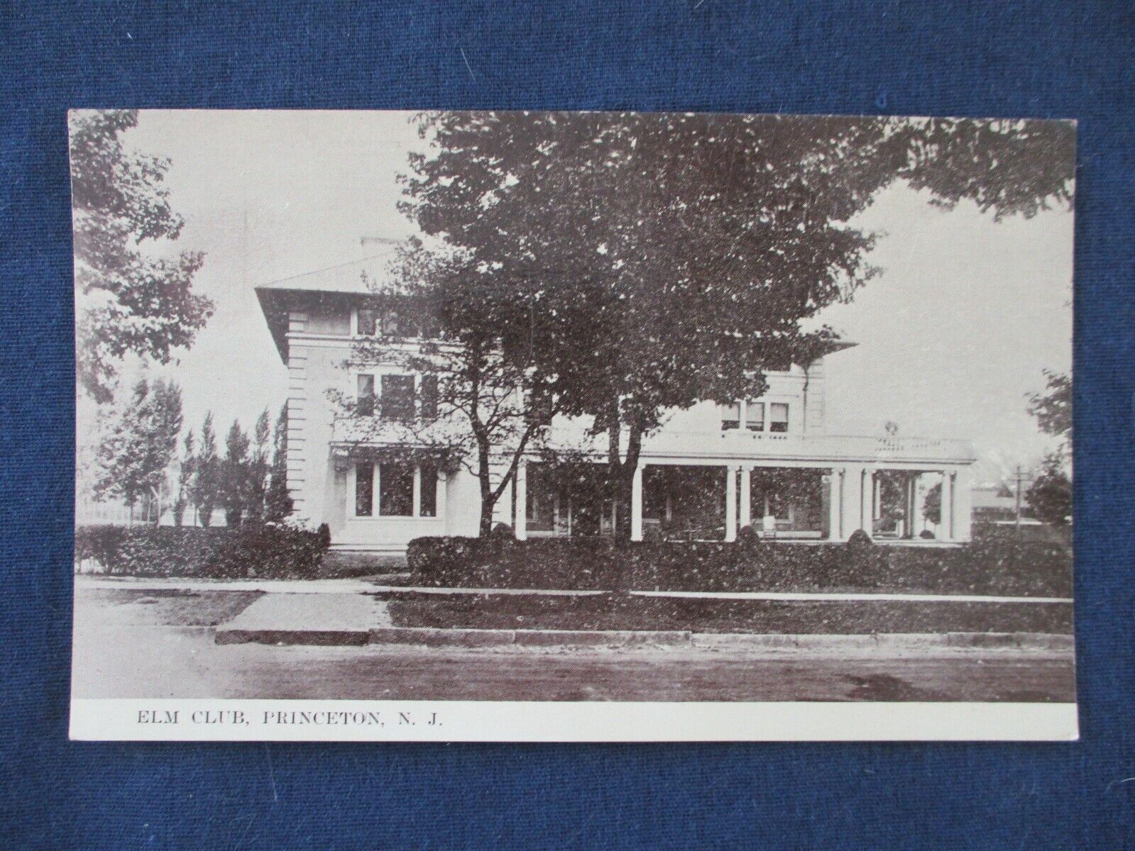 1910s Princeton New Jersey Elm Club Postcard