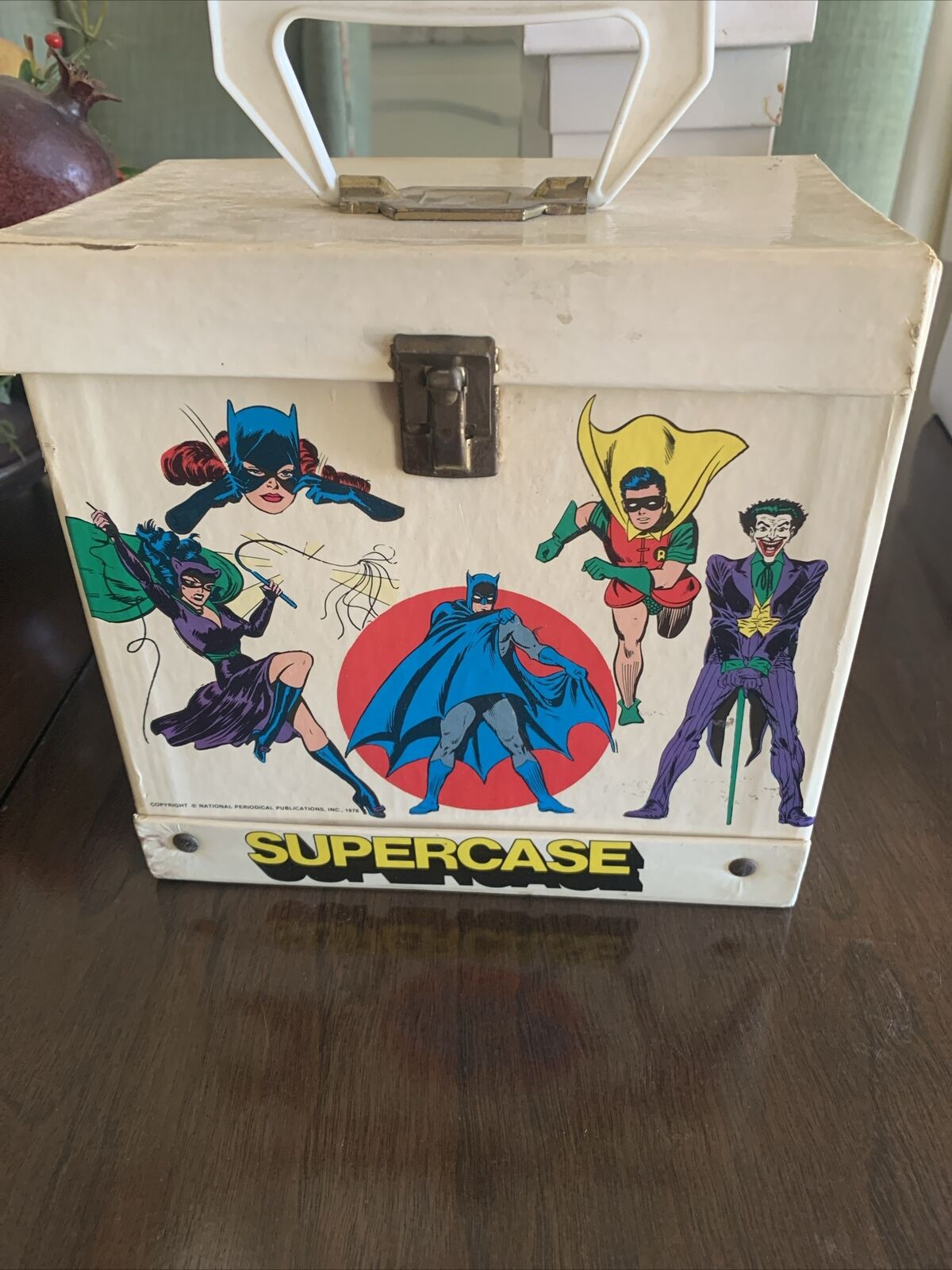 1976 Vintage DC Comics Superhero Supercase For 45 Records