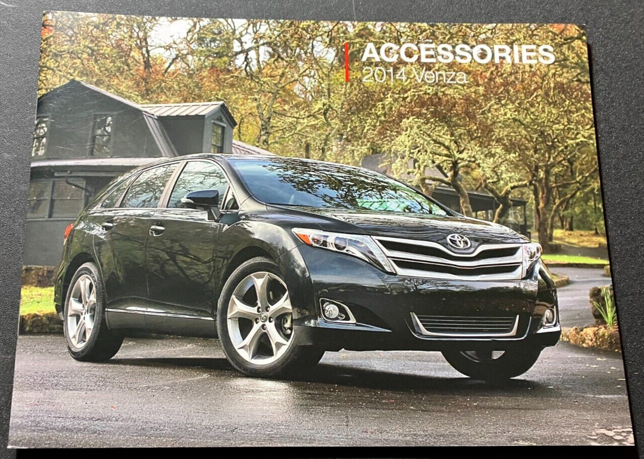 2014 Toyota Venza Accessories - 14-Page Car Dealer Sales Brochure - FLAWLESS