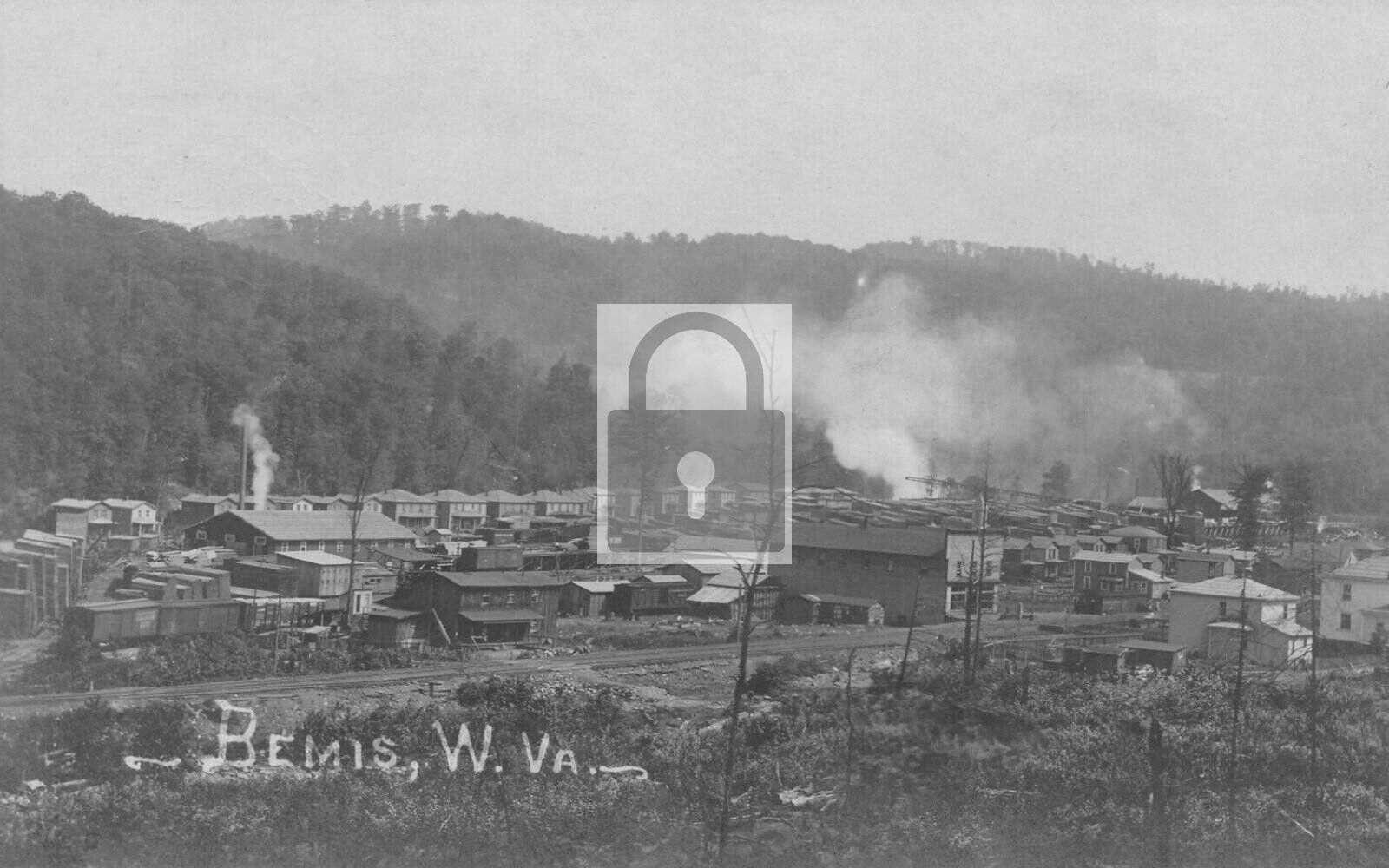 Aerial View Randolph County Bemis West Virginia WV - 8x10 Reprint