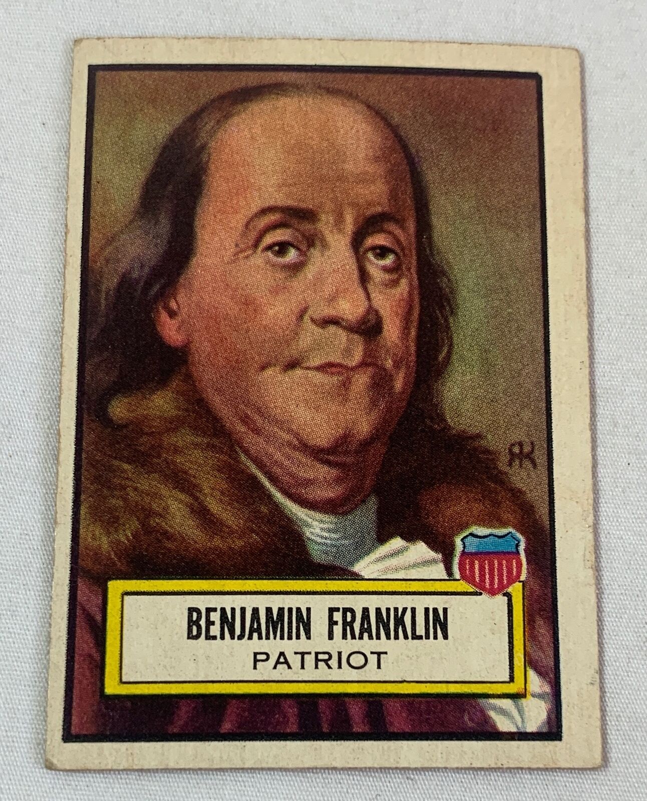 1952 Topps Look N See #21 ~ BENJAMIN FRANKLIN