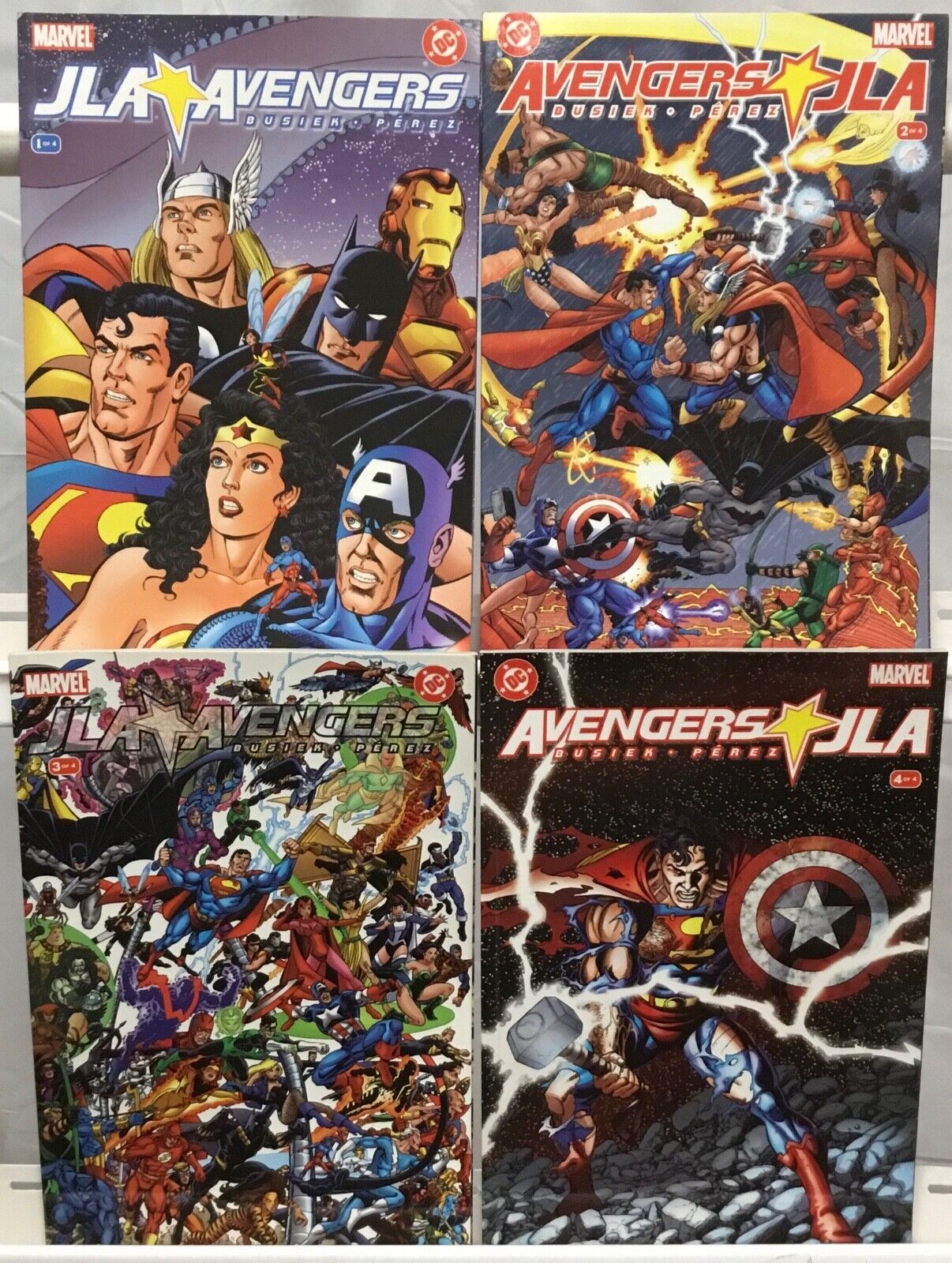 Marvel Comics / DC Comics JLA/Avengers #1-4 Complete Set VF 2003