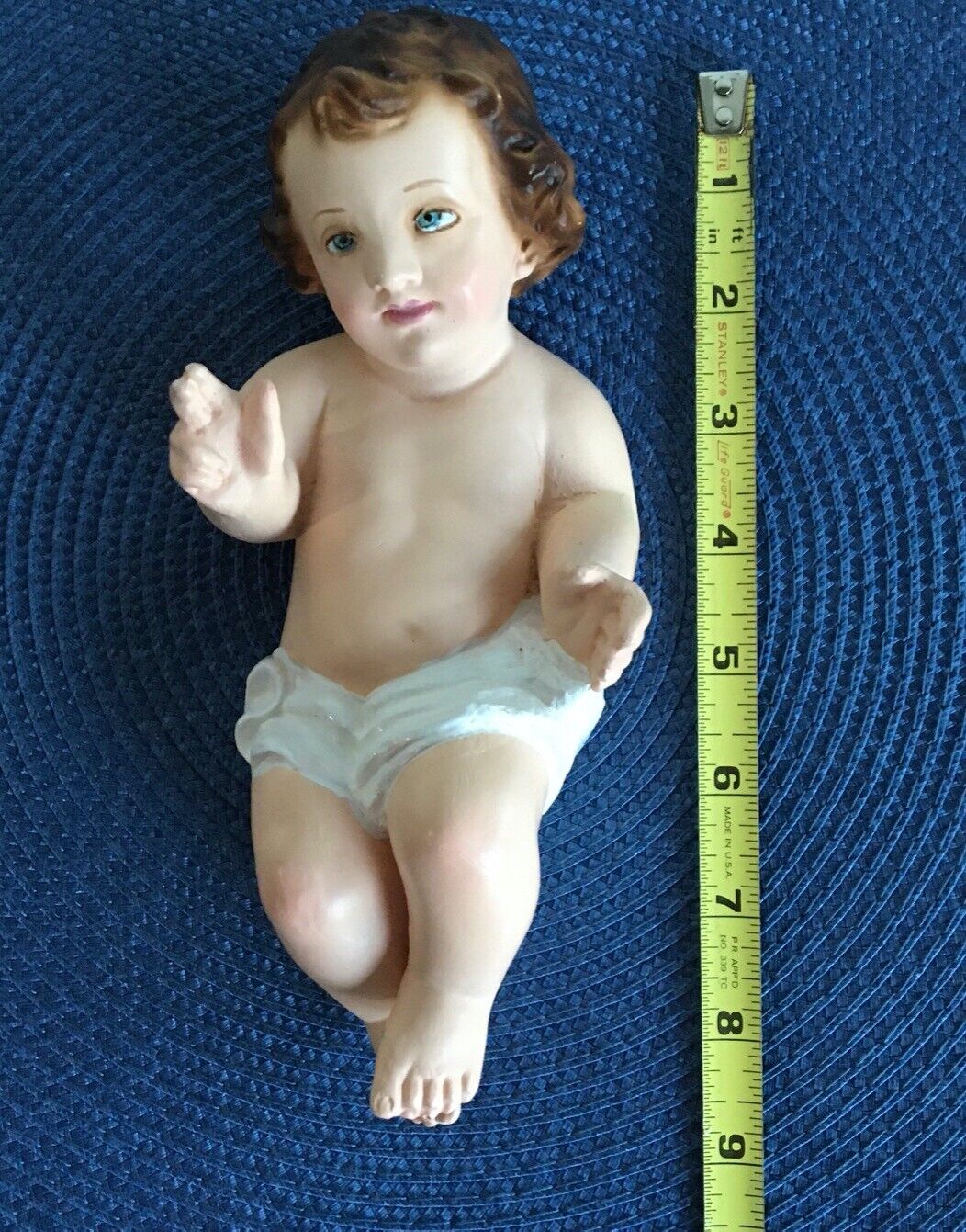 Large Nativity Figure Hand Painted Baby Jesus For Your Christmas Display - 9\