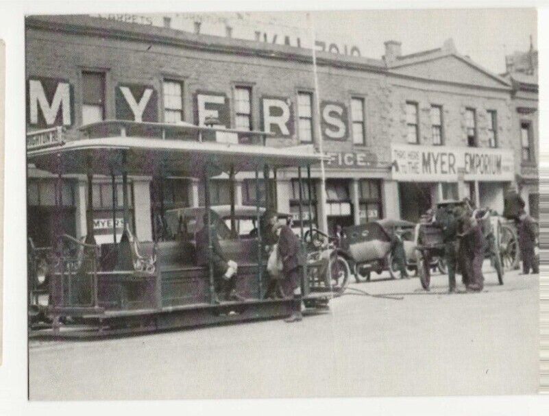 1920 LONSDALE STREET MYER BLACK& WHITE POSTCARD
