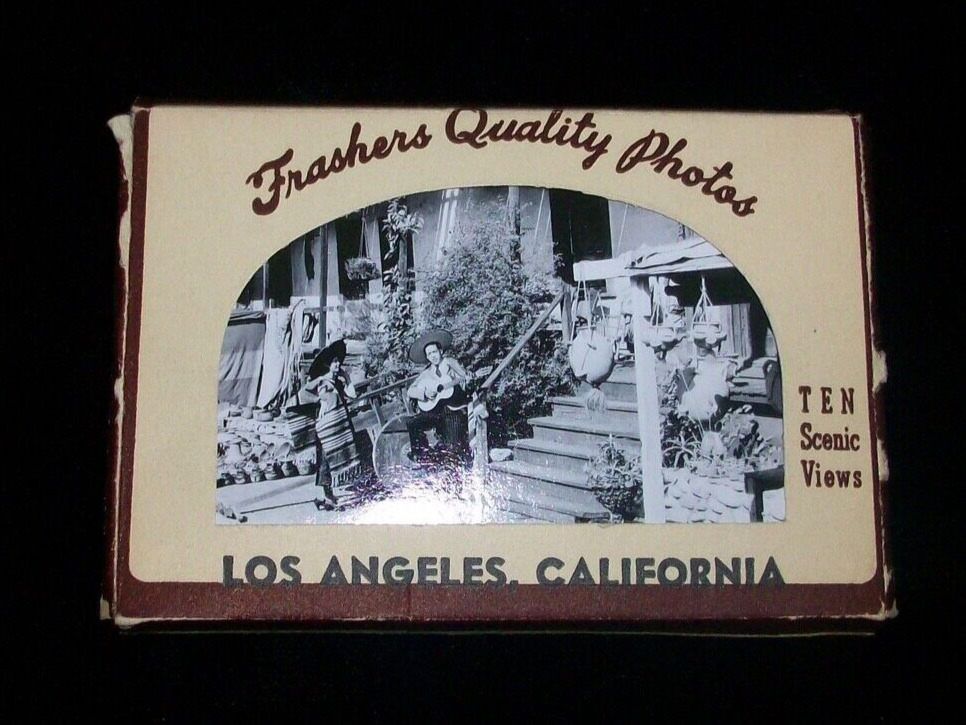 Frashers Vintage 30s-40s Quality Photographs Los Angeles California Black White