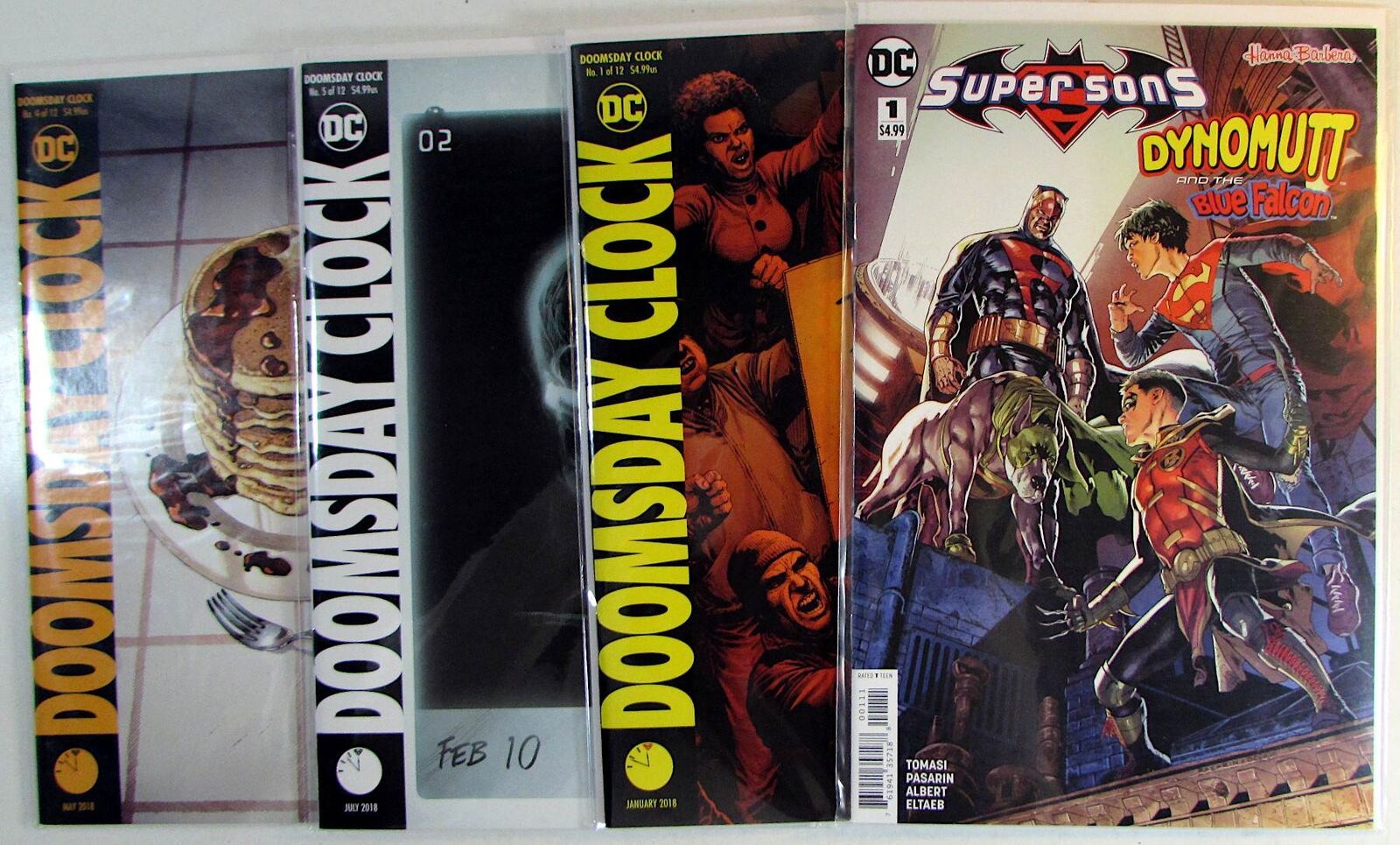 DOOMSDAY CLOCK Super Sons Dynomutt Lot of 3 #4,5,1 DC (2018) 1st Print Comics