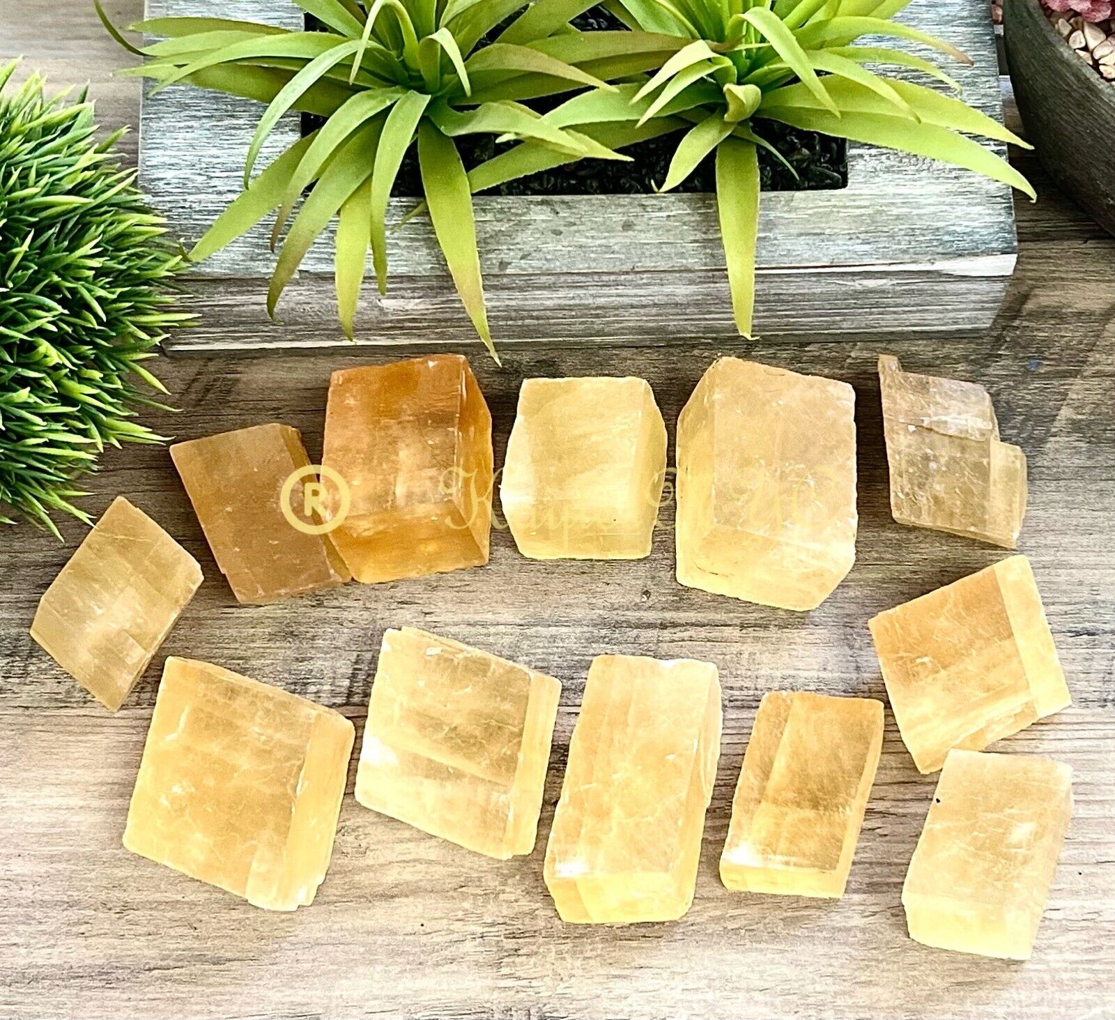 Wholesale Lot 3 Lbs Natural Honey Calcite Cubes Crystal Nice Quality Healing