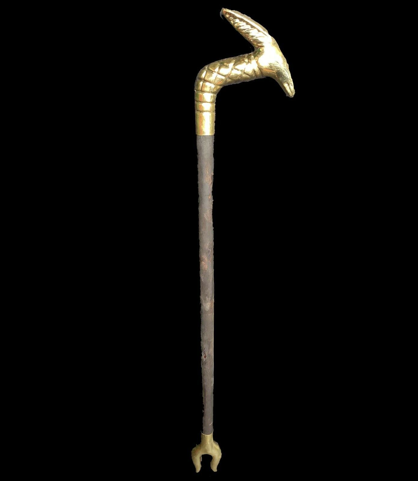 Fantastic Ancient Egyptian Was-scepter (Symbol of Royal Authority)