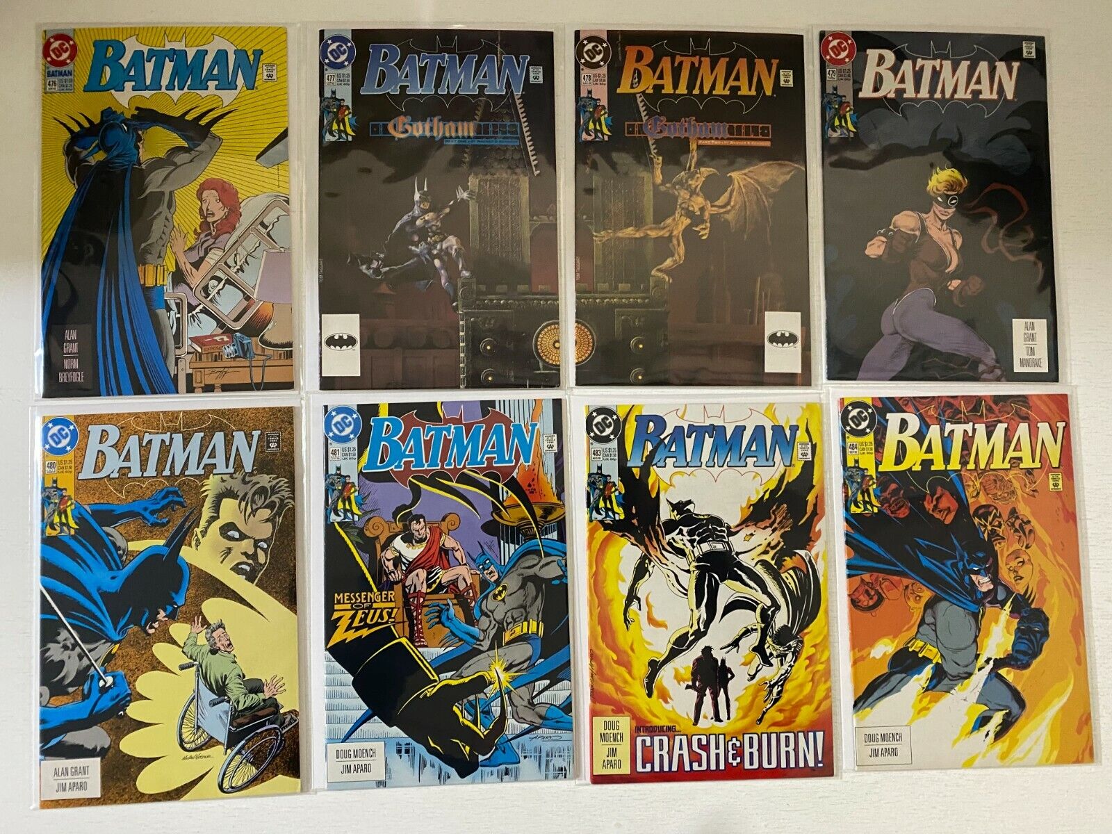 Batman lot #476-580 41 diff avg 8.0 VF (1992-2000)