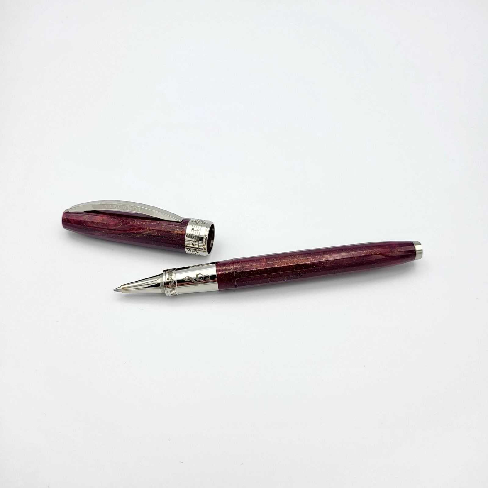 Visconti Hall of Music Sparkling Burgundy Roller Ball -  Rare Collector's Item
