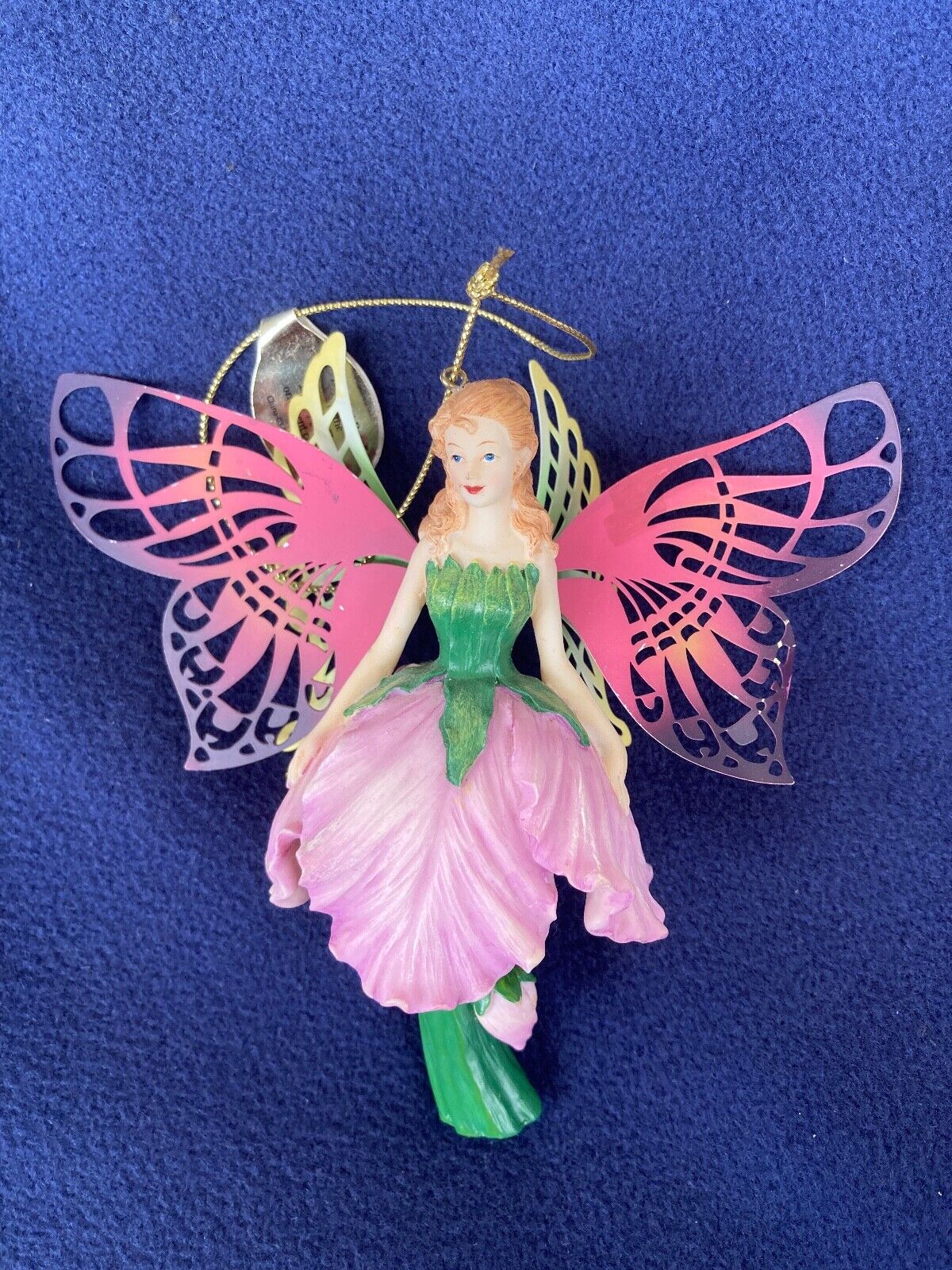 Ashton Drake Galleries Butterfly Fairies Ornament Collection Radiant Rose