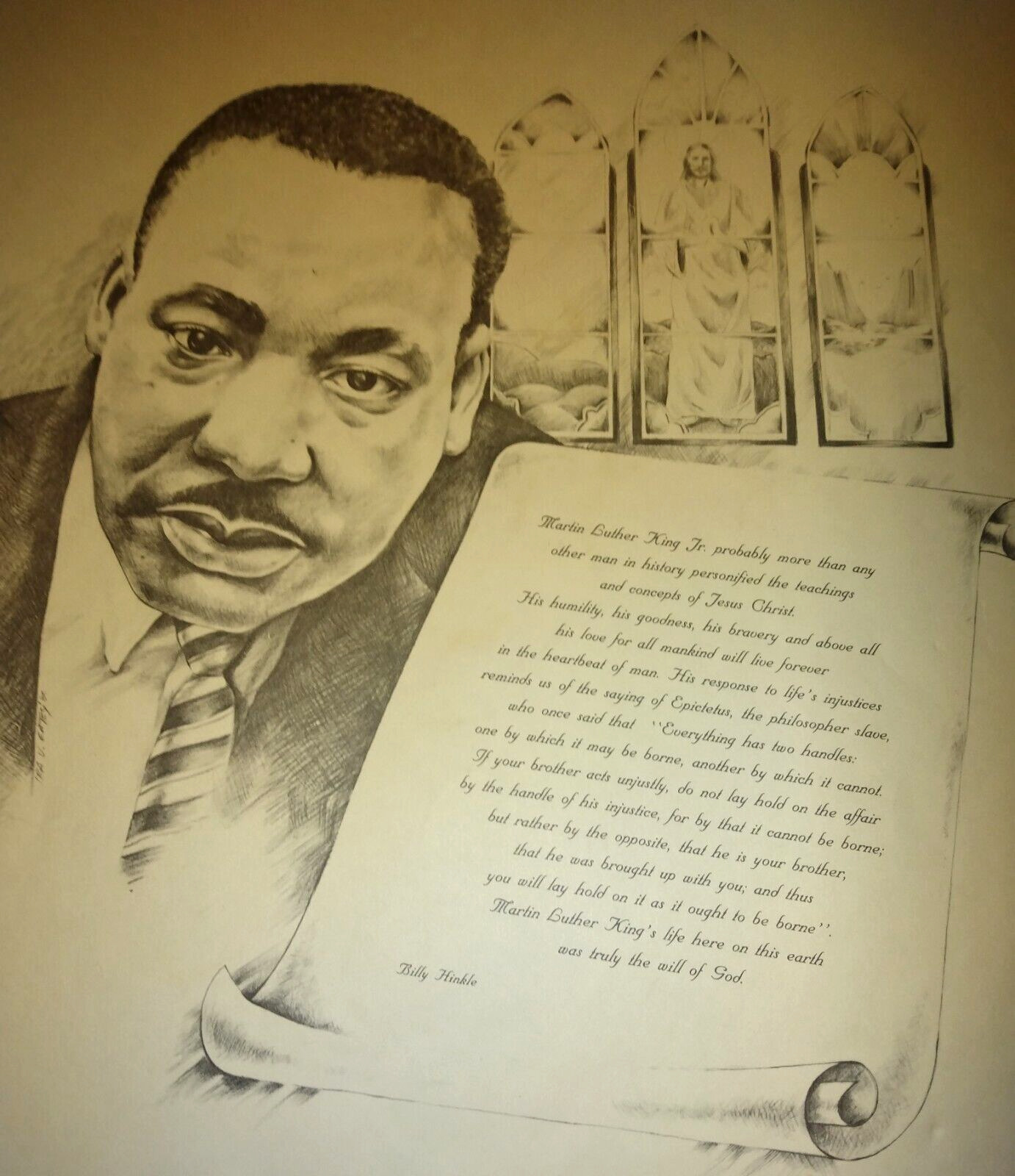 Vintage MLK Poster \