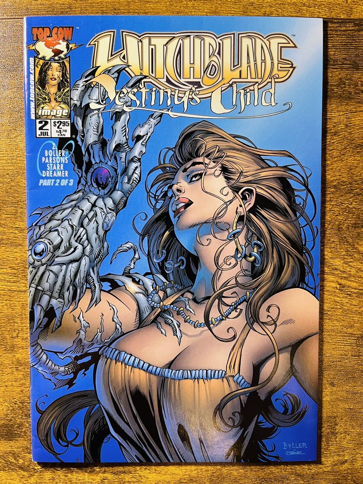 WITCHBLADE DESTINY’S CHILD 2 GORGEOUS FIRCHOW COVER IMAGE TOP COW COMICS 2000