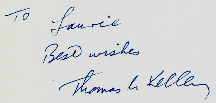 “Medal of Honor” Thomas J. Kelly Signed 3X5 Card JG Autographs COA