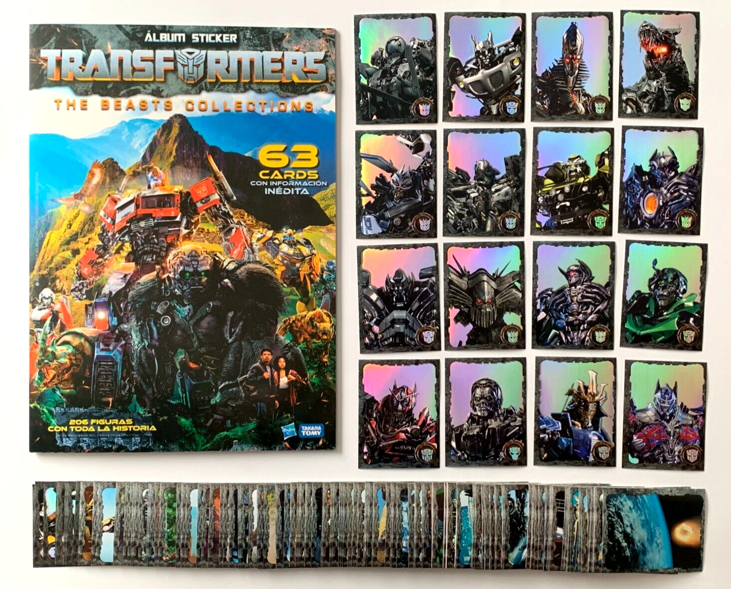 2023 ALBUM TRANSFORMERS The Beast Collection + Full Set 196/196 PERU Edition