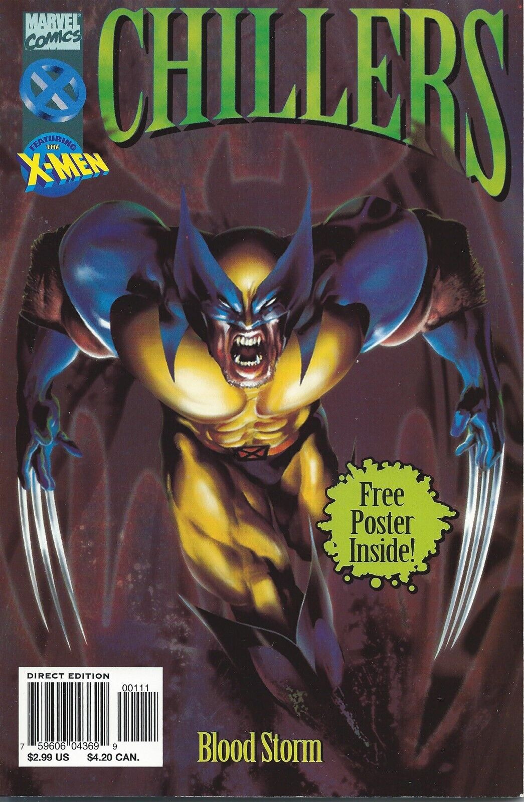Marvel Chillers: Blood Storm (Marvel-1996) #1 - X-Men, Appr