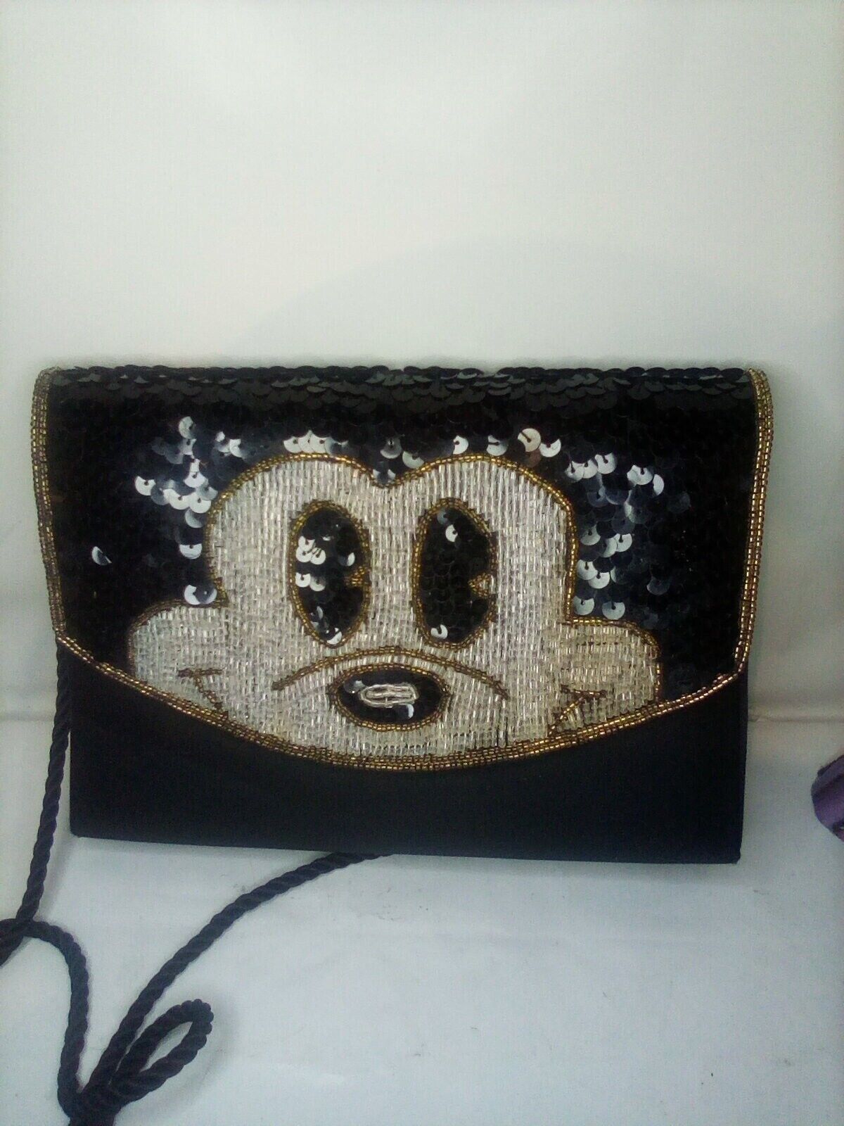 vintage disneyworld mickey mouse evening bag
