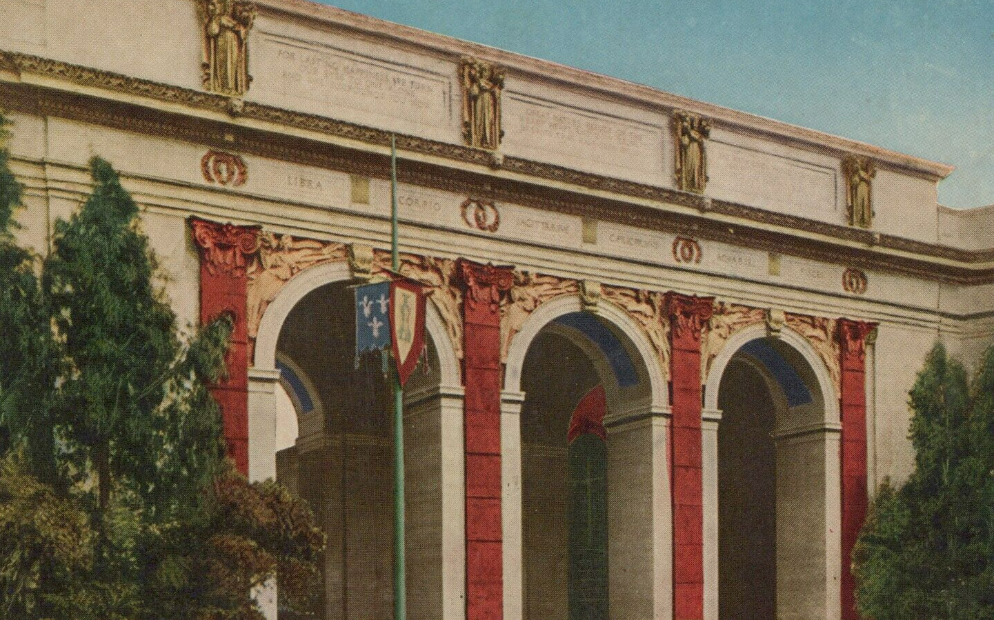 Arcade Entrance Court of Four Seasons San Fran CA Divided Back Vintage Post Card