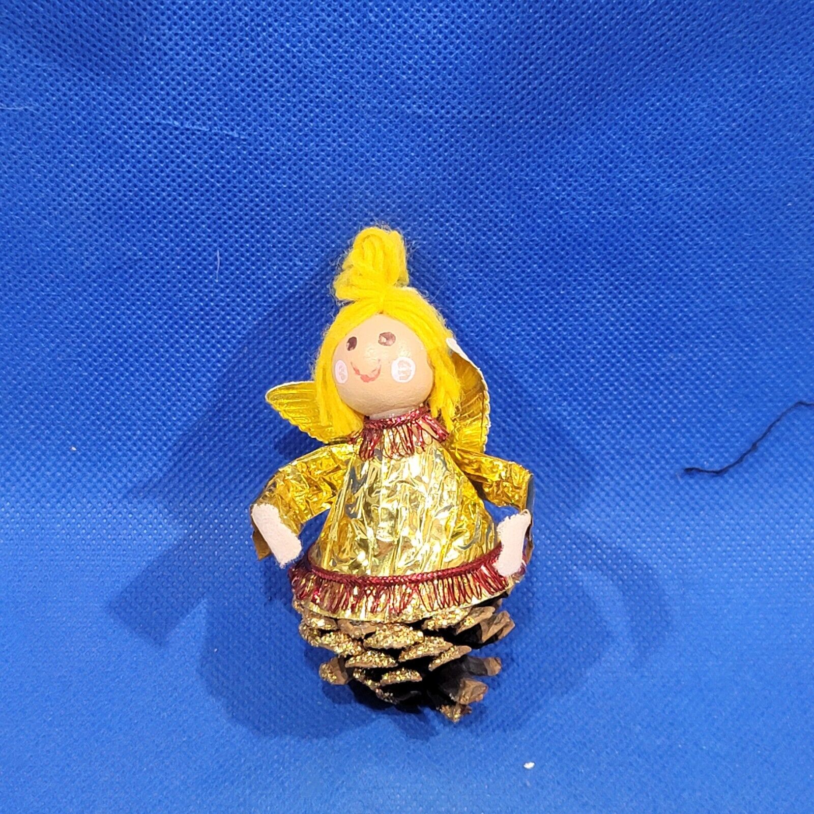 Vintage Christmas tree Pine Cone Girl Holiday Décor