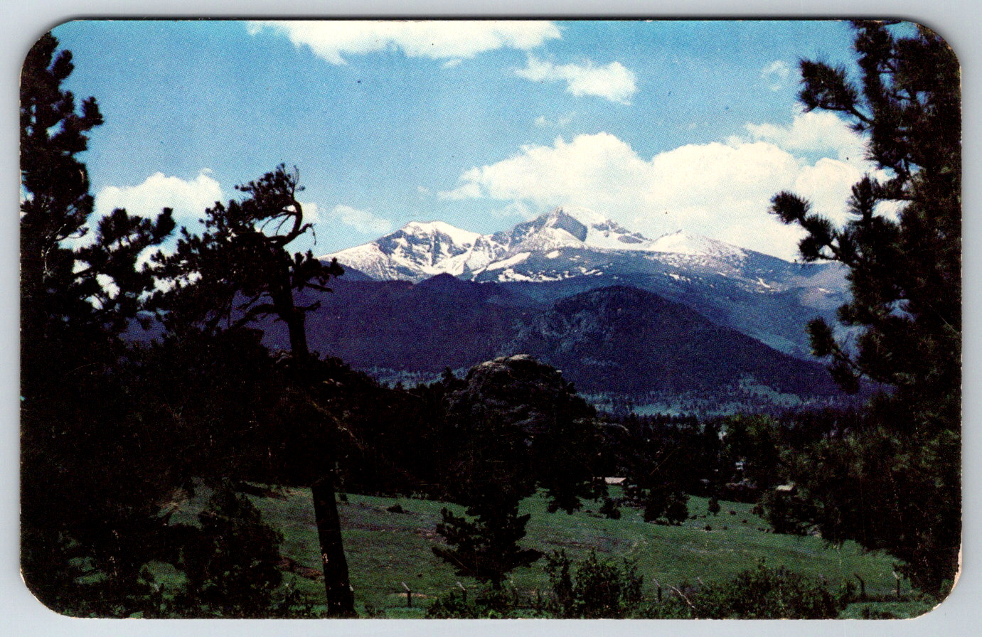 c1960s Longs Peak Estes Park Colorado Vintage Postcard