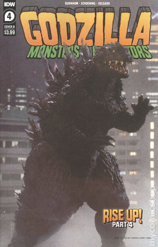 Godzilla Monsters and Protectors #4B Photo Variant FN 2021 Stock Image