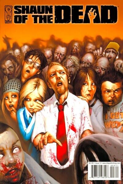 Shaun of the Dead 3 Cult Classic Simon Pegg Nick Frost Edgar Wright Movie NM