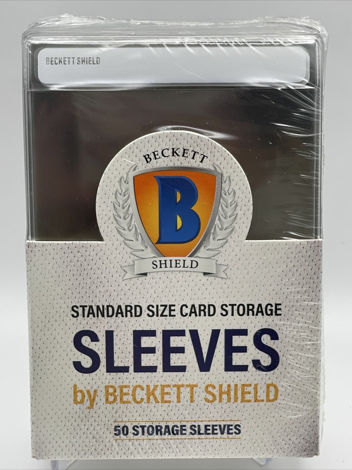Beckett Shield Standard Size Semi-Rigid Sleeves 1 Pack of 50 YOU CHOOSE QUANTITY