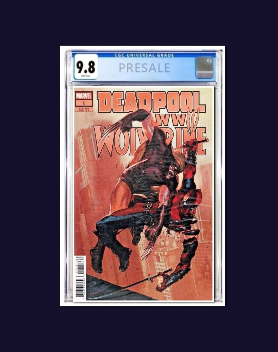 🔥 Deadpool Wolverine WWIII #1 CGC 9.8 PRESALE Dell\'Otto 1 Per Store Variant 🔥 