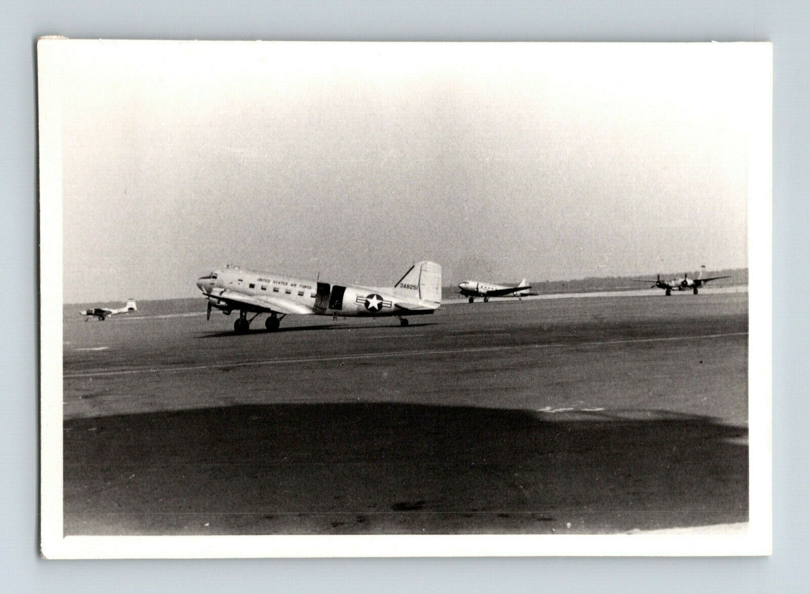 wd5 Original Photo   1951 WWII Military USAD Airplane 348251 489a