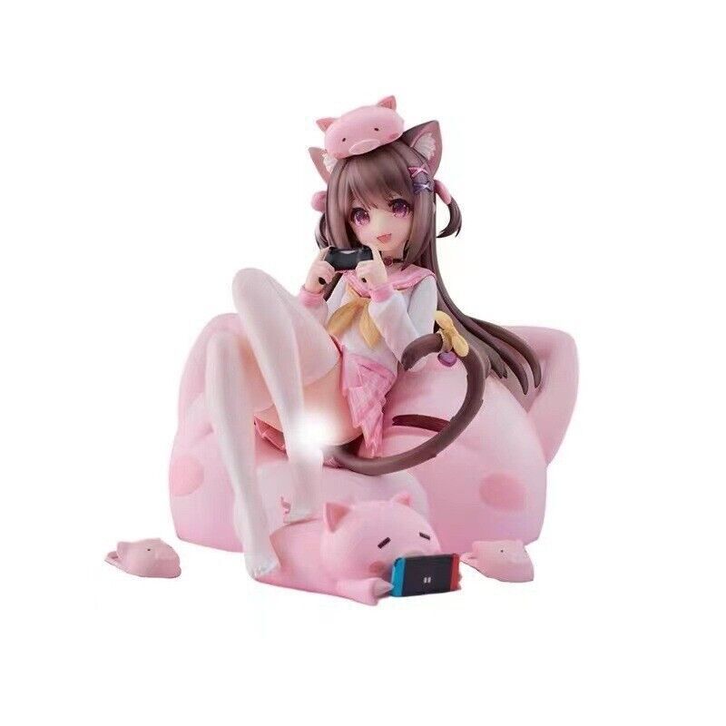 Hot Anime Raise Dream Asaki Pig Princess PVC Figure Statue New No Box 18cm