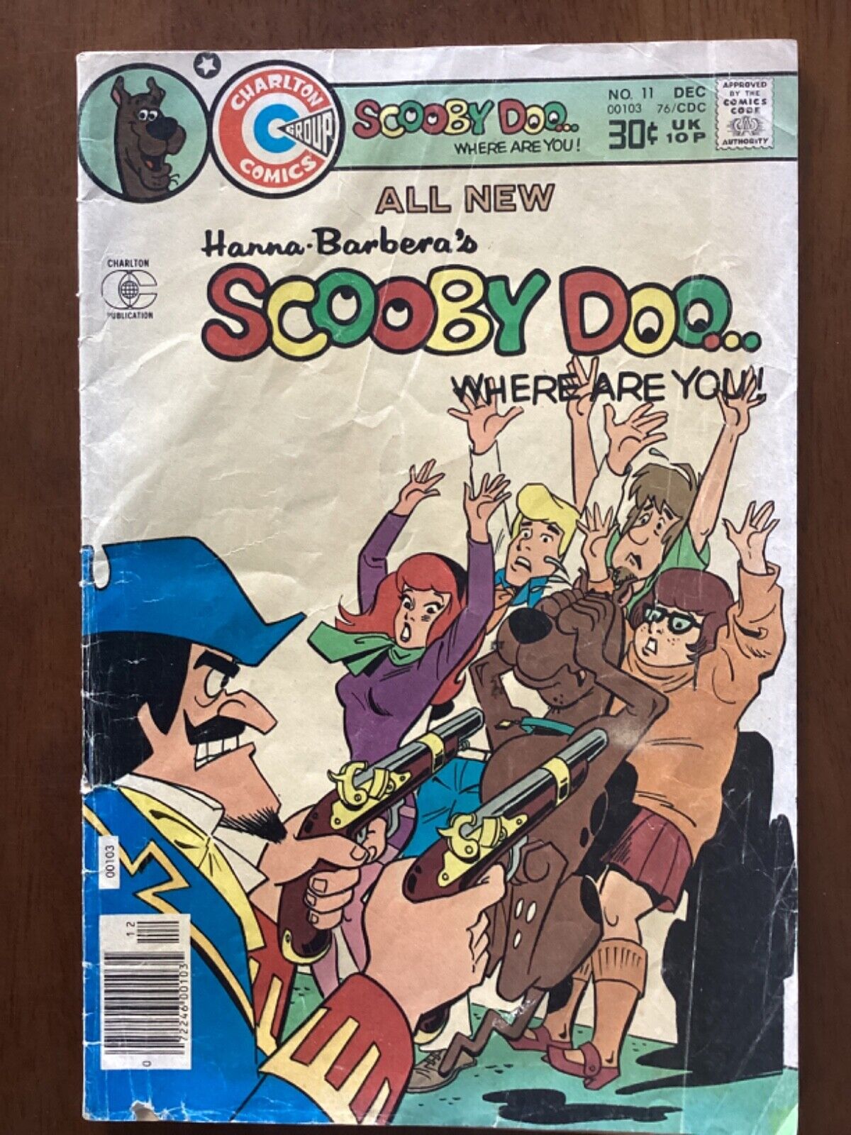 SCOOBY DOO - #11 Charlton Comics - 1976 Bronze Age