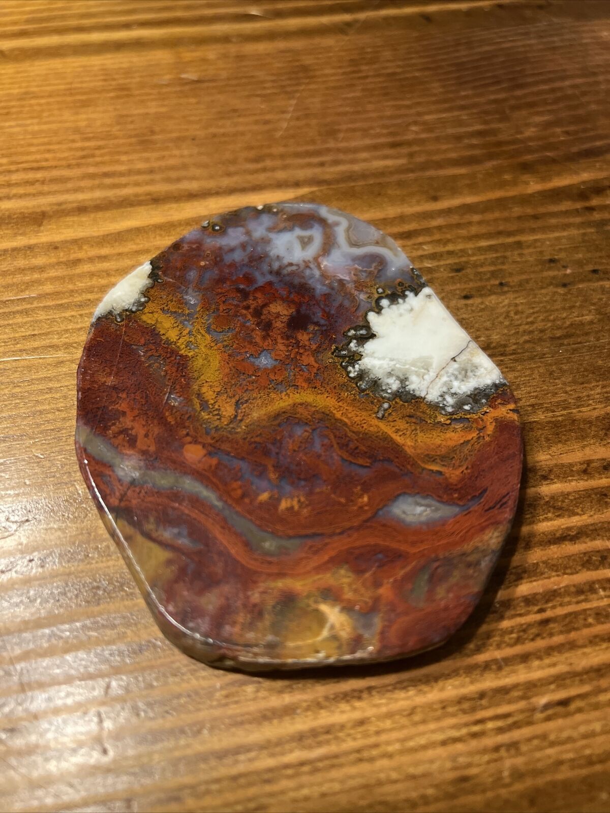 Montana Dryhead Agate Stone Polished Both Sides